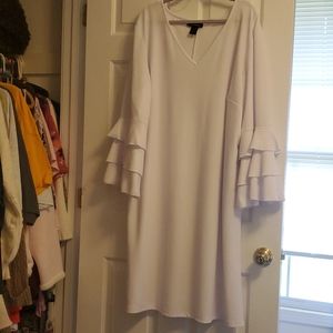 Ashley Stewart Off White Dress